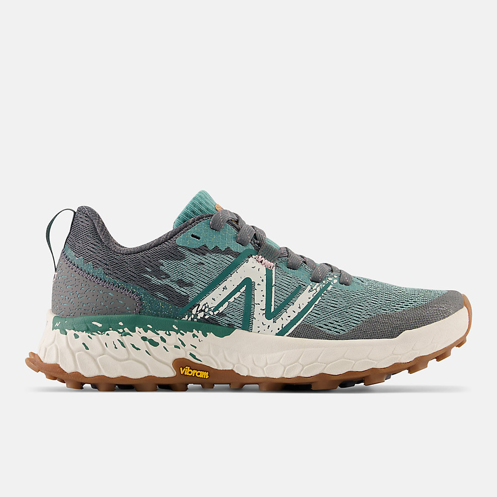 New Balance Fresh Foam X Hierro v7 Shoes Faded Teal with Graphite and Grey Matter